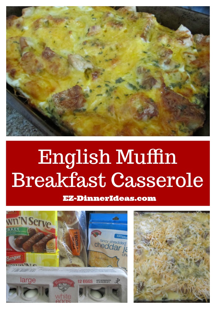 English Muffin Breakfast Casserole