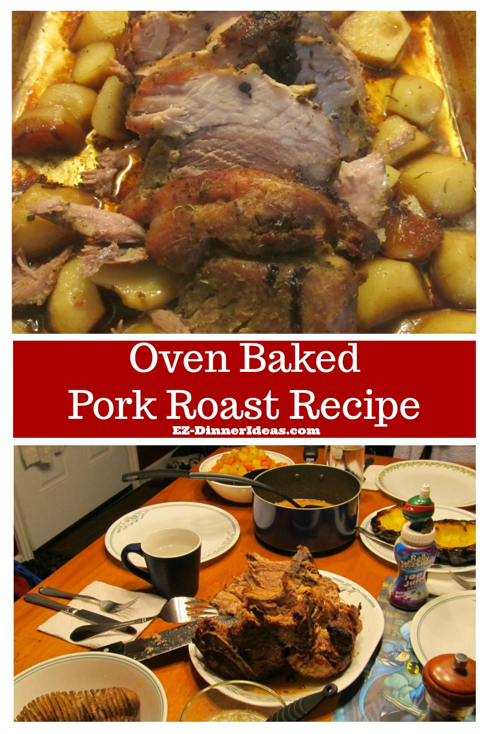 Oven Baked Pork Roast Recipe With Strawberry Pepper Sauce Or Gravy