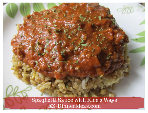 recipes-for-leftover-spaghetti-sauce-with-rice-2-ways