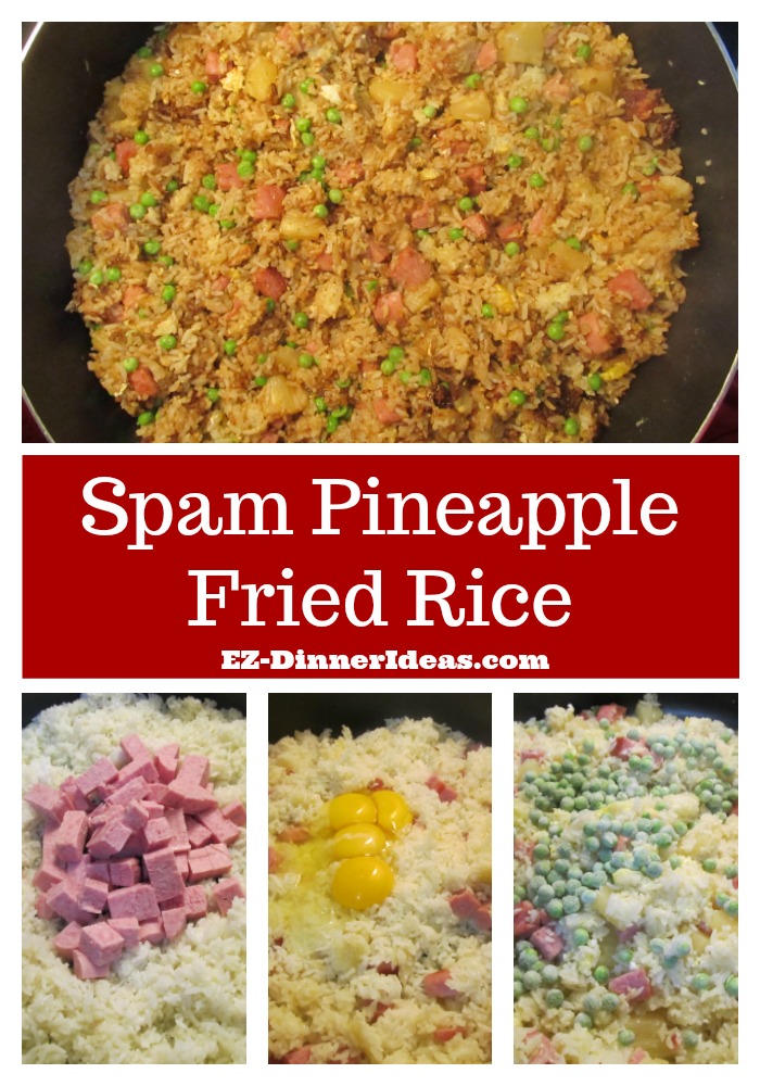 Hawaiian Fried Rice Spam Pineapple Fried Rice