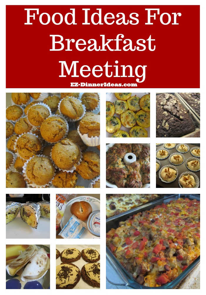 Food Ideas For Breakfast Meeting